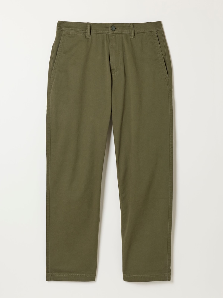 FatFace Carbis Khaki Green Relaxed Fit Chinos - Image 6 of 6 FatFace Carbis Khaki Green Relaxed Fit Chinos - Image 6 of 6
