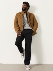 FatFace Paignton Washed Black Carpenter Trousers - Image 3 of 5