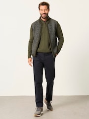 marine - Pantalon chino FatFace habillé ajusté - Image 4 de 6