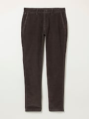 Marron chocolat - Pantalon droit en velours côtelé FatFace - Image 6 de 6