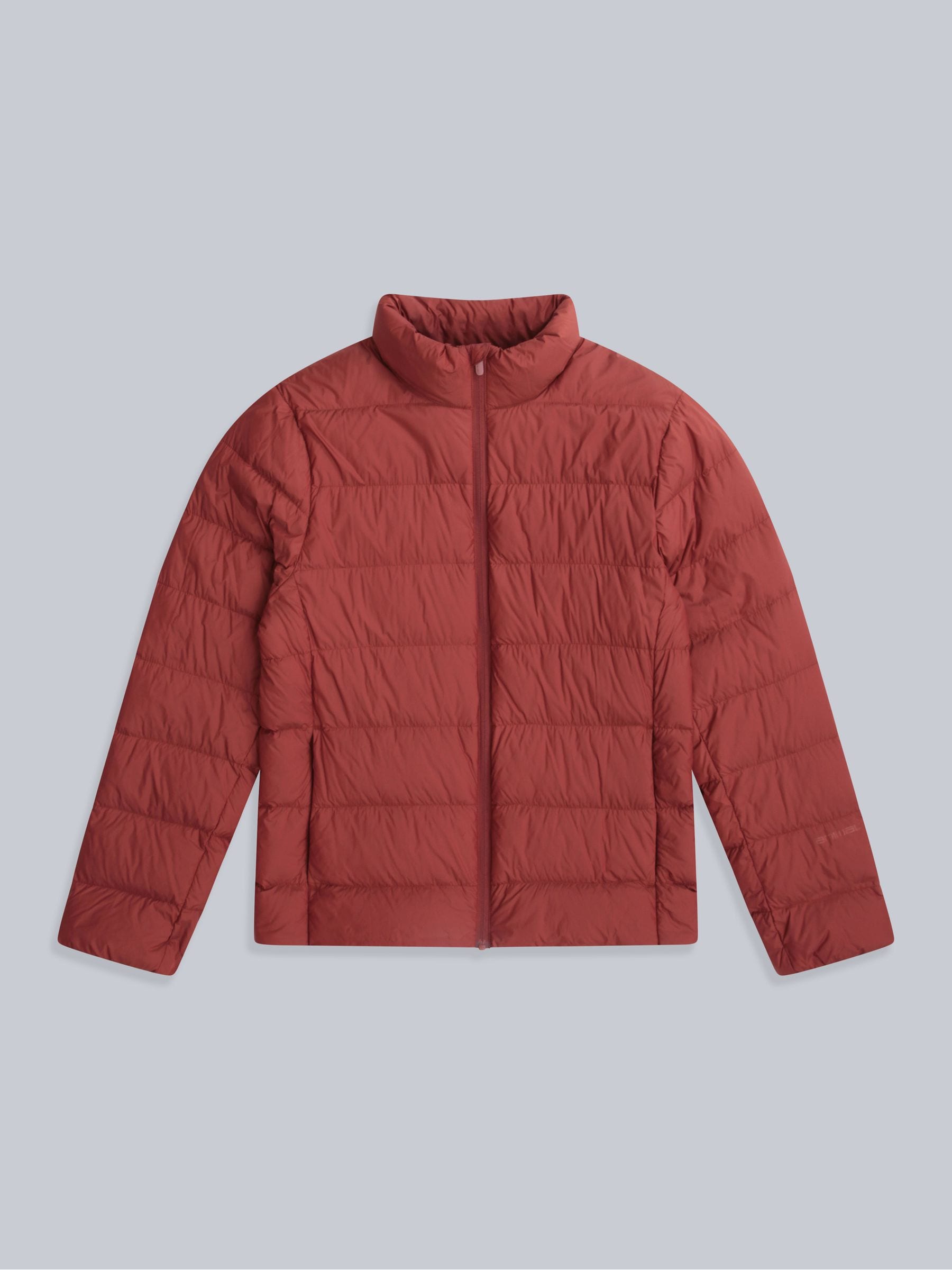 Animal Men's Red Lightweight Water Resistant Packable Warm Hooded Puffer Down Jacket In | : 2XL - Image 2