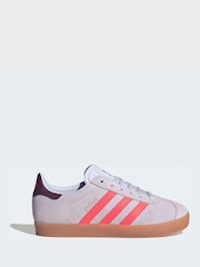 adidas Originals Purple Junior Gazelle Trainers - Image 2 of 8