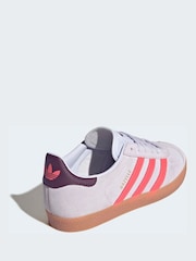 adidas Originals Purple Junior Gazelle Trainers - Image 4 of 8