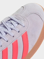 adidas Originals Purple Junior Gazelle Trainers - Image 7 of 8