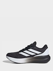 adidas Black/White Trainers - Image 4 of 8