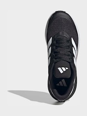 adidas Black/White Trainers - Image 5 of 8