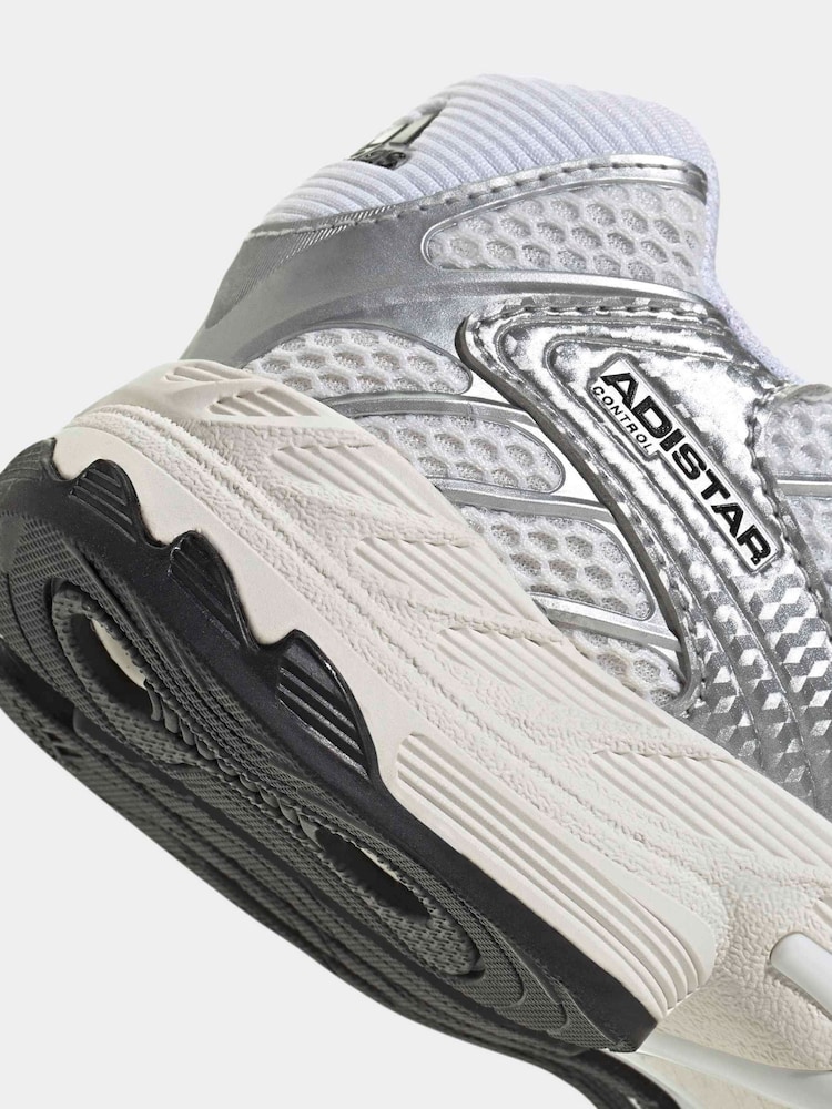 adidas Originals White Adistar Control 3 J Trainers - Image 10 of 10 adidas Originals White Adistar Control 3 J Trainers - Image 10 of 10