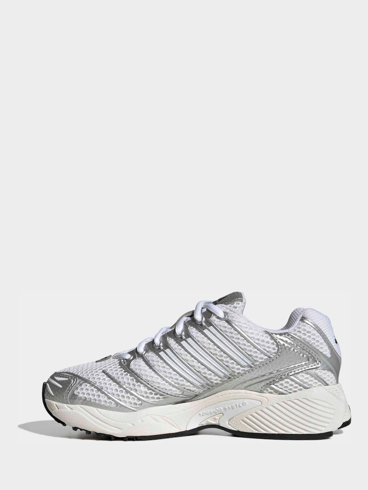 adidas Originals White Adistar Control 3 J Trainers - Image 2 of 10 adidas Originals White Adistar Control 3 J Trainers - Image 2 of 10