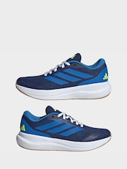 adidas Blue/White Trainers - Image 6 of 10