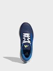 adidas Blue/White Trainers - Image 7 of 10