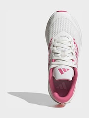 adidas White Runfalcon 6 Junior Trainers - Image 5 of 9