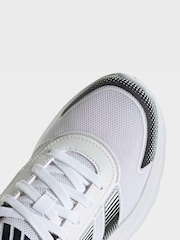 adidas White Tensaur Run 4.0 Junior Trainers - Image 5 of 8