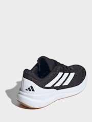 adidas White/Black Trainers - Image 2 of 9