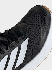 adidas White/Black Trainers - Image 8 of 9