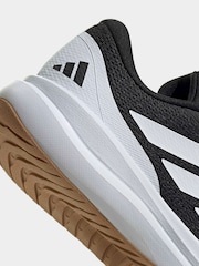 adidas White/Black Trainers - Image 9 of 9