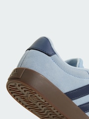 adidas Blue/Navy Blue VL Court 3.0 Trainers - Image 11 of 12