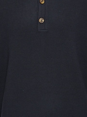 Casual Friday Blue CFABEL Milano Long Sleeve Knitted Polo Shirt - Image 8 of 8