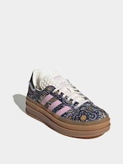 adidas Originals Black Liberty London Gazelle Bold Trainers - Image 1 of 7