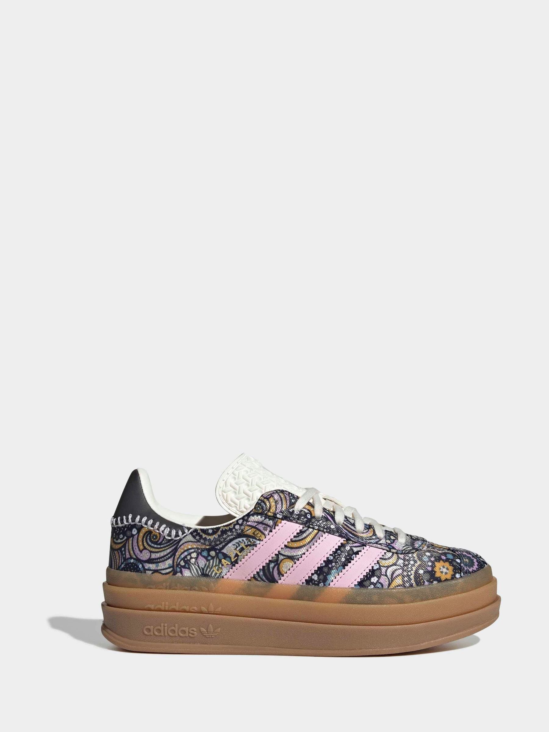 Buy adidas Originals Black Liberty London Gazelle Bold Trainers