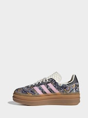 adidas Originals Black Liberty London Gazelle Bold Trainers - Image 6 of 7