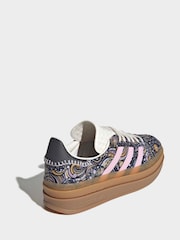 adidas Originals Black Liberty London Gazelle Bold Trainers - Image 7 of 7