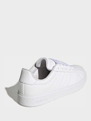 adidas White Streettalk Junior Trainers - Image 4 of 9