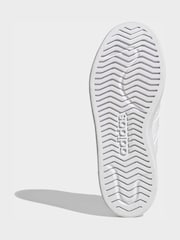 adidas White Streettalk Junior Trainers - Image 6 of 9