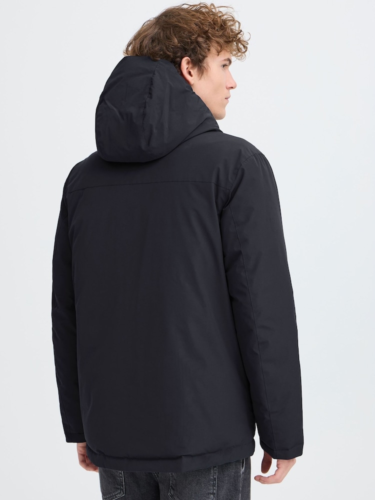 Casual Friday Blue CFHEDBERG Short Padded Coat - Image 2 of 9 Casual Friday Blue CFHEDBERG Short Padded Coat - Image 2 of 9