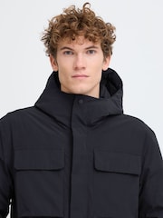 Casual Friday Blue CFHEDBERG Short Padded Coat - Image 4 of 9