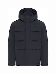 Casual Friday Blue CFHEDBERG Short Padded Coat - Image 8 of 9