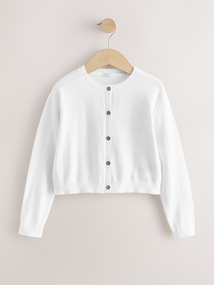 Stripe/Plain Cardigans 2 Pack (3-16yrs) - Image 2 of 6