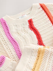 Rainbow Knitted Top & Shorts Set (3-16yrs) - Image 15 of 15