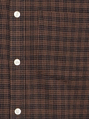 Casual Friday Brown Benedict Checked Long Sleeve Shirt - Image 8 of 8