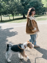 Neutral Faux Shearling Coat (3-16yrs) - Image 2 of 12