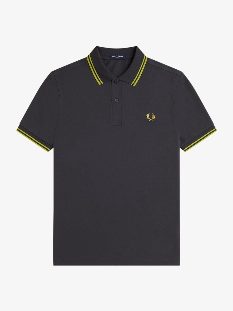 Fred Perry Grey Tennis Shirt - Image 4 of 4