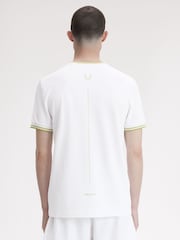 Fred Perry White Tennis T-Shirt - Image 2 of 5
