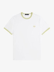 Fred Perry White Tennis T-Shirt - Image 4 of 5