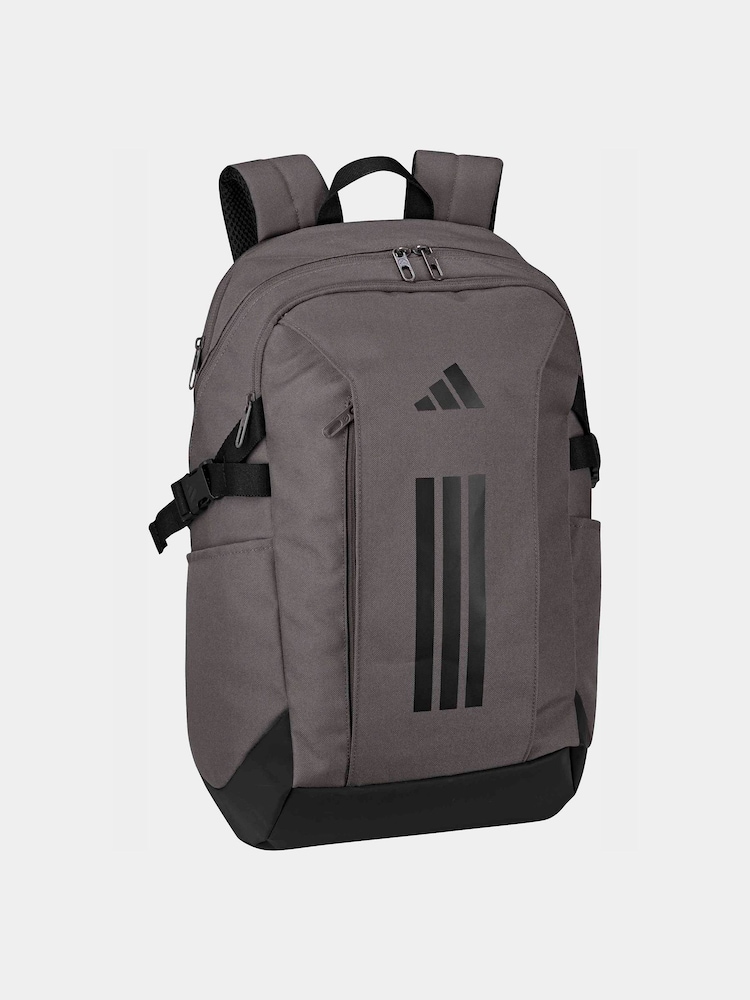 adidas Brown/Black 3 Stripe VIII Bag - Image 1 of 1 adidas Brown/Black 3 Stripe VIII Bag - Image 1 of 1