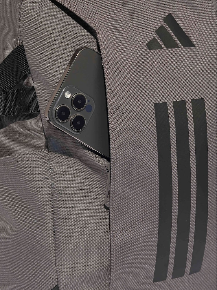 adidas Brown/Black 3 Stripe VIII Bag - Image 8 of 8