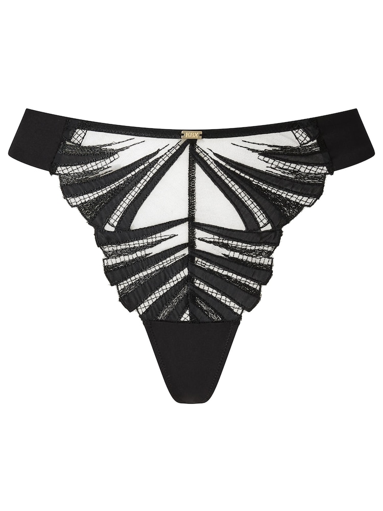 KBX Isabella Embroidered Thong Knickers - صورة 5 من 5