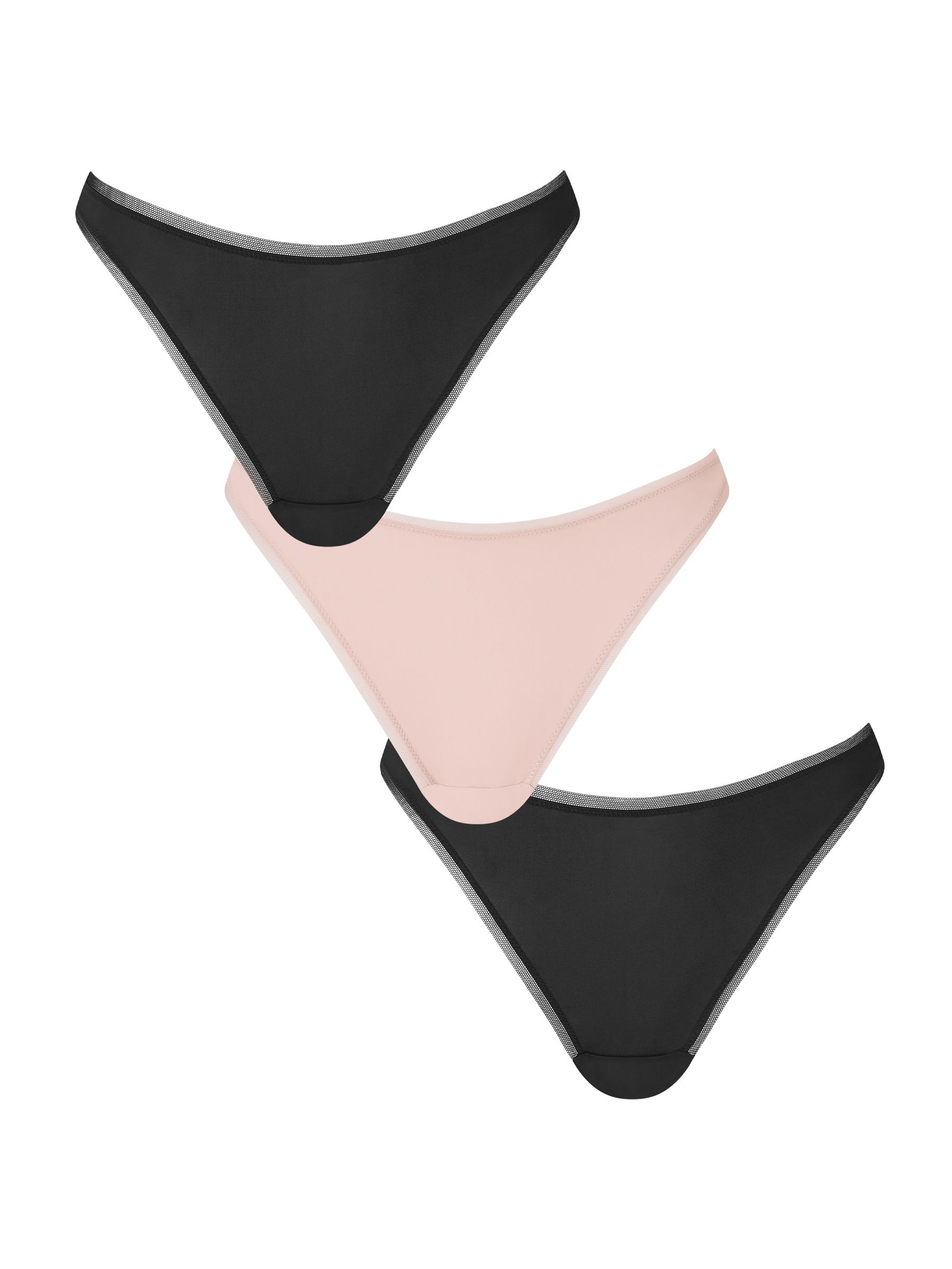 Knickerbox Black Multi Pack Of 3 Thongs - Image 5