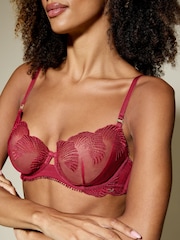 KBX Lana Shell Embroidery Non Pad Balcony Bra - Imagen 5 de 6