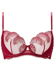 KBX Lana Shell Embroidery Non Pad Balcony Bra - Imagen 6 de 6