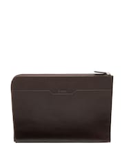 Loake Leather Brown Laptop Cover - Image 1 of 4