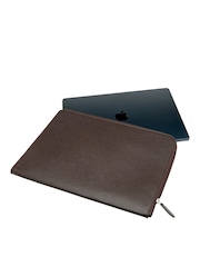 Loake Leather Brown Laptop Cover - Image 2 of 4