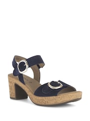 Gabor Blue Fantastica Sandals - Image 3 of 5