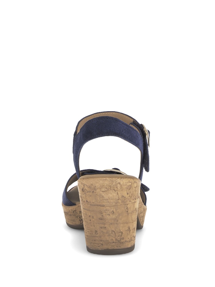 Gabor Blue Fantastica Sandals - Image 5 of 5