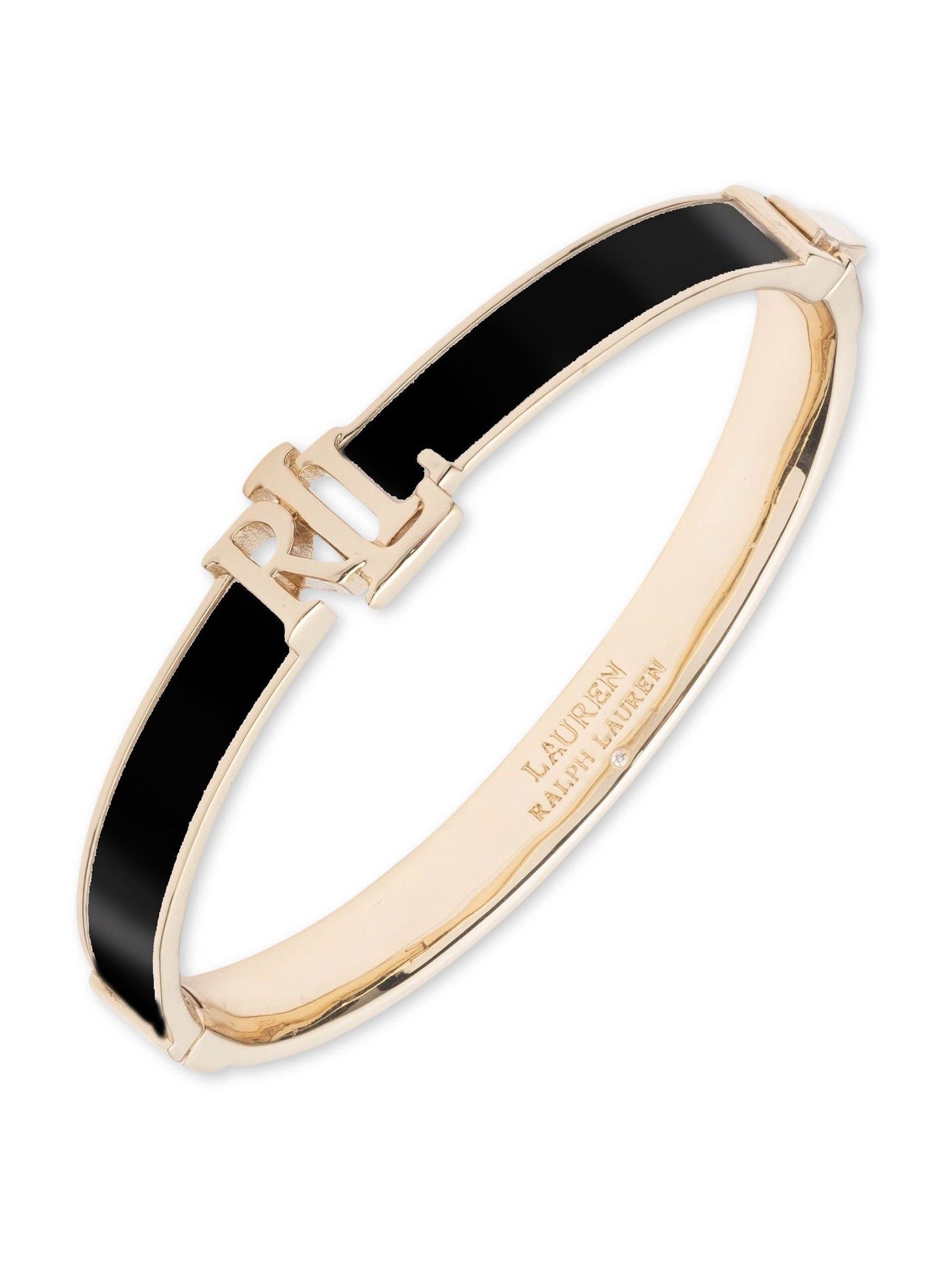 Buy Lauren Ralph Lauren Gold Plated Hinge Bangle Bacelet from the