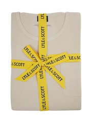 Lyle & Scott Cream Shane Premium Loungewear Set - Image 5 of 5