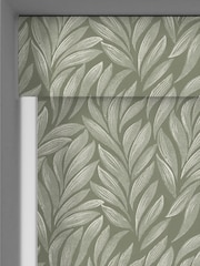 Laura Ashley Green Coulderton Leaves Made to Roller Measure - Image 4 of 6